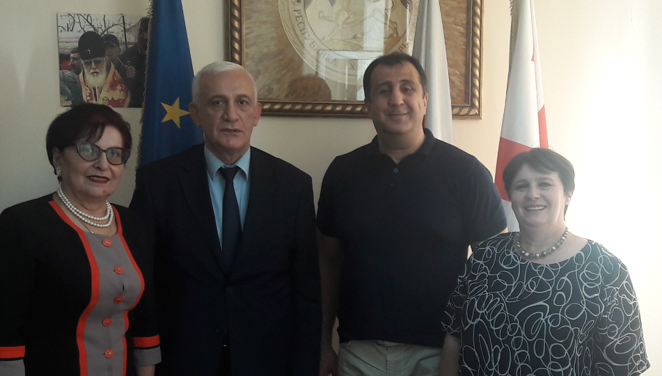 სახელმწიფო ენის დეპარტამენტის თავმჯდომარე გიორგი ალიბეგაშვილი სამხეთ ოსეთის ადმინი ... 