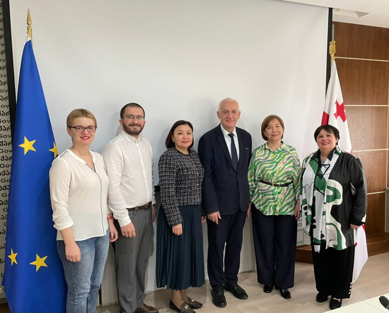 სამუშაო შეხვედრა ყაზახეთის რესპუბლიკის განათლების სამინისტროს წარმომადგენლებთან