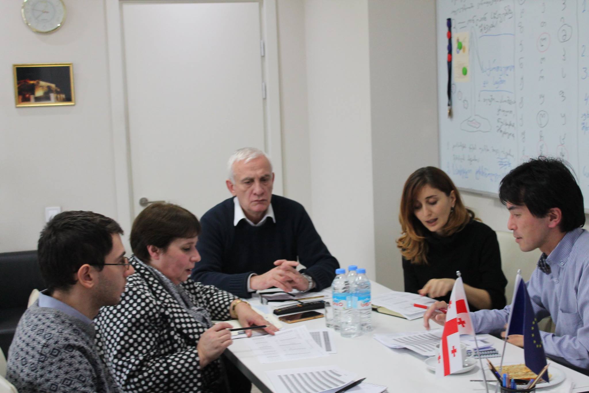 სამუშაო შეხვედრა იაპონელ ქართველოლოგთან იასუჰირო კოჯიმასთან